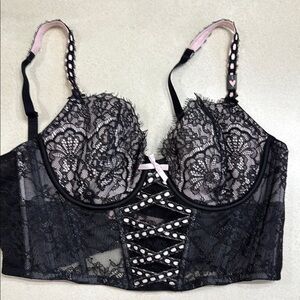 Elegant Black Lace Bralette